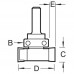 Trend C209 Intumescent Cutter Set 10mm x 24mm  - 1/4" Shank